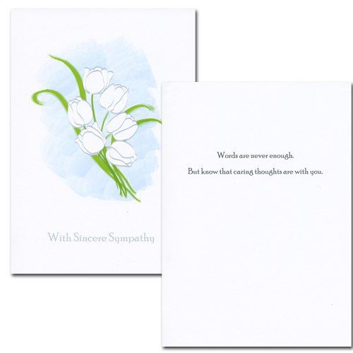Sympathy Cards by CroninCards: Sincere Sympathy - Box of 10 cards ...